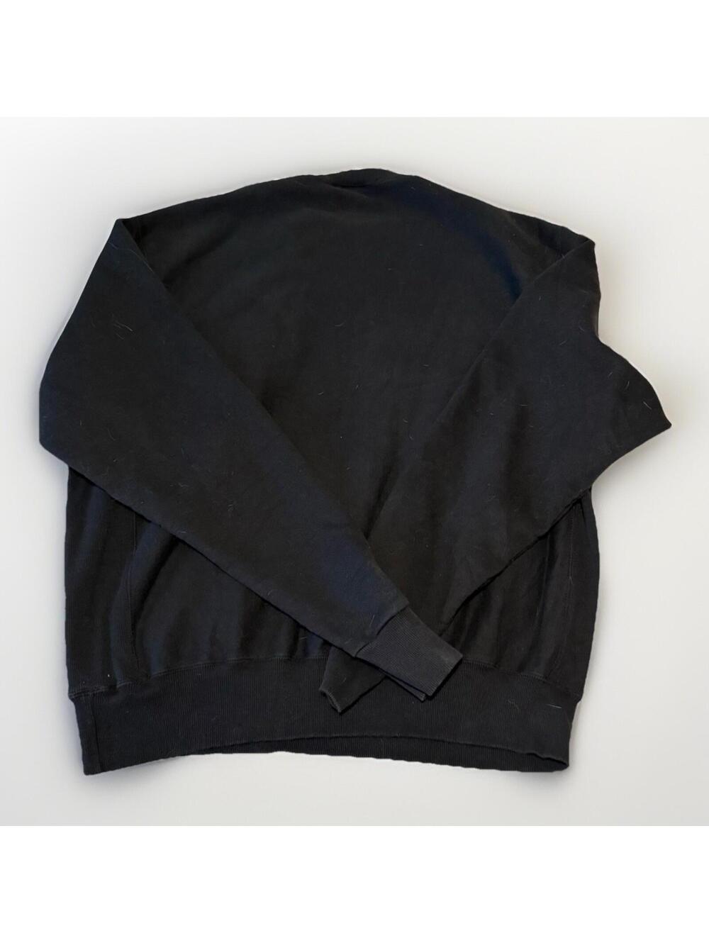 Vintage 90s Wear Guard Crewneck Sweatshirt Black Size XXL - Picture 4 of 7